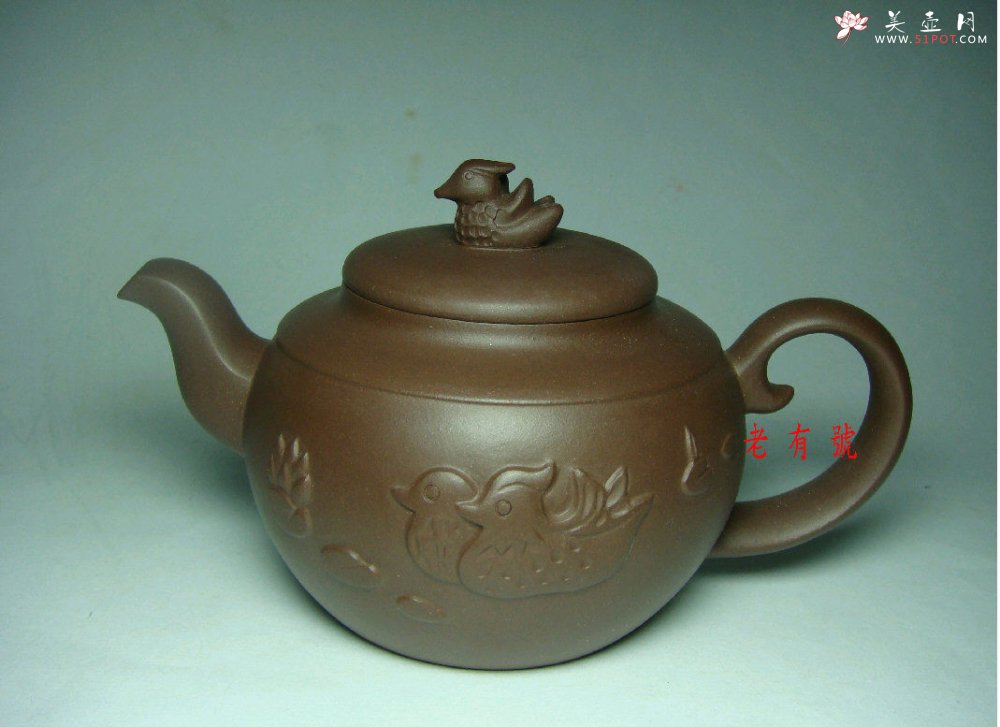 紫砂壶图片：鸳鸯壶 - 宜兴紫砂壶网