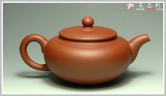 紫砂壶图片：扁灯 - 宜兴紫砂壶网
