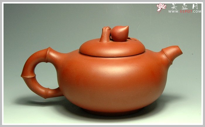 紫砂壶图片：祝寿 精品花货 - 宜兴紫砂壶网