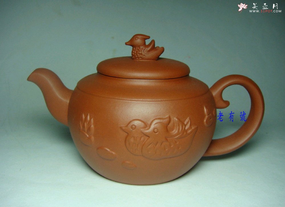 紫砂壶图片：鸳鸯壶 - 宜兴紫砂壶网