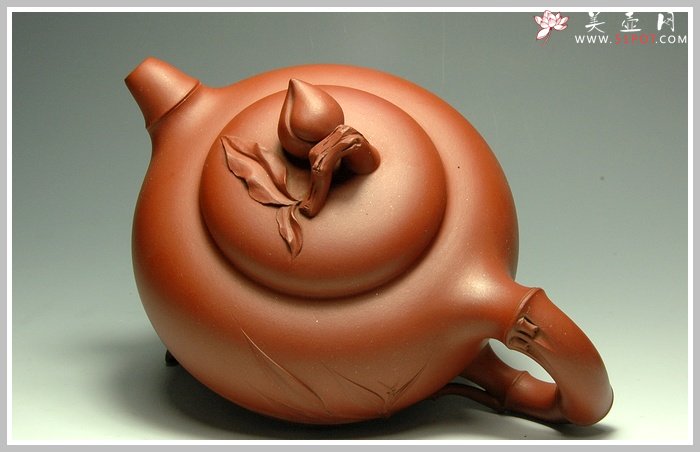 紫砂壶图片：祝寿 精品花货 - 宜兴紫砂壶网