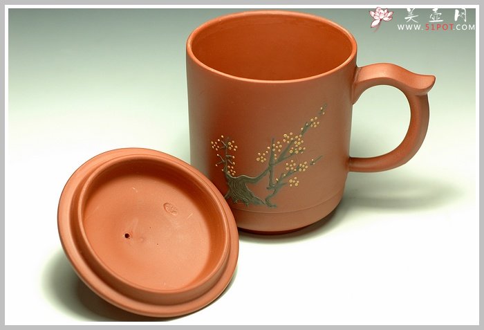 紫砂壶图片：花树杯 - 宜兴紫砂壶网