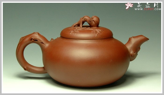 紫砂壶图片：牡丹 - 宜兴紫砂壶网