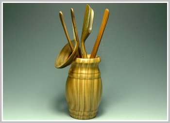 紫砂壶图片：茶道-绿檀木-大 - 宜兴紫砂壶网