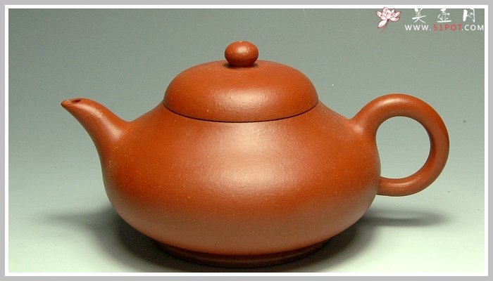 紫砂壶图片：朱泥梨形 - 宜兴紫砂壶网