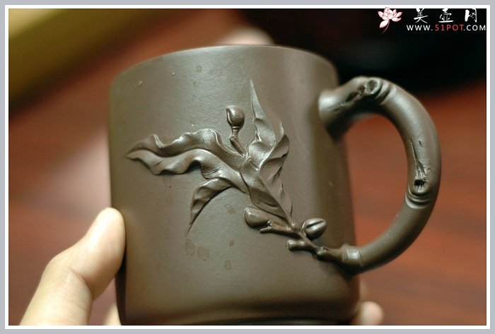 紫砂壶图片：福寿杯 - 宜兴紫砂壶网