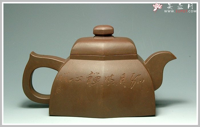 紫砂壶图片：扁六方 - 宜兴紫砂壶网
