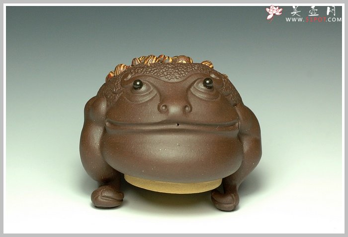 紫砂壶图片：金蟾宝贝 - 宜兴紫砂壶网