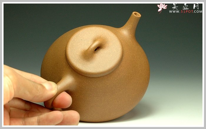 紫砂壶图片：老段泥子冶石瓢 - 宜兴紫砂壶网