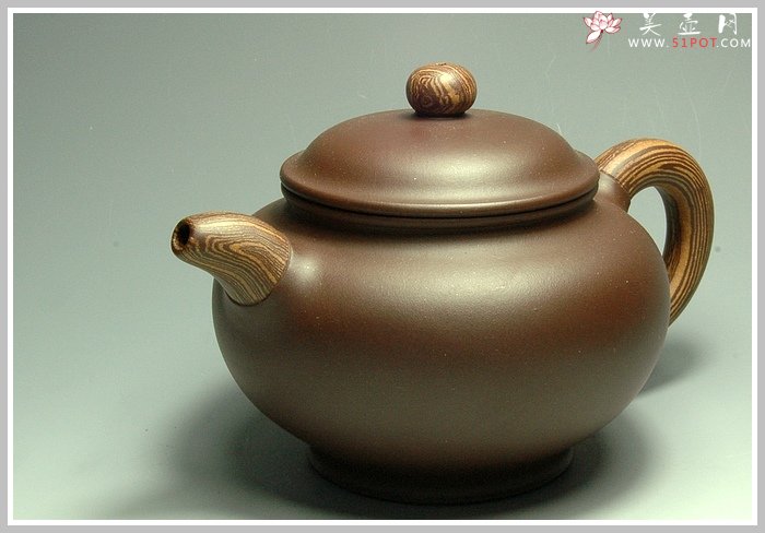 紫砂壶图片：木纹 掇只 - 宜兴紫砂壶网