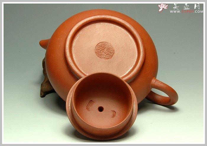 紫砂壶图片：朱泥梨形 - 宜兴紫砂壶网