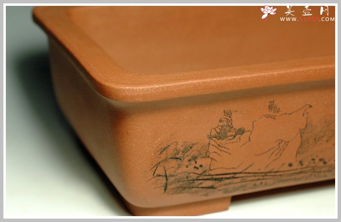 紫砂壶图片：马金旺大师 花盆 - 宜兴紫砂壶网