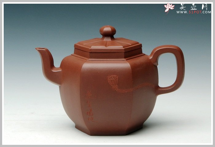 紫砂壶图片：紫泥高登 - 宜兴紫砂壶网