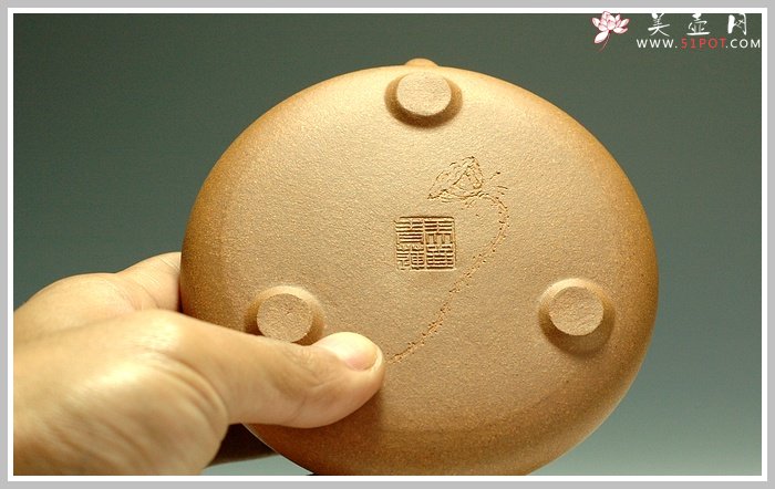 紫砂壶图片：子冶石瓢.莲荷 - 宜兴紫砂壶网