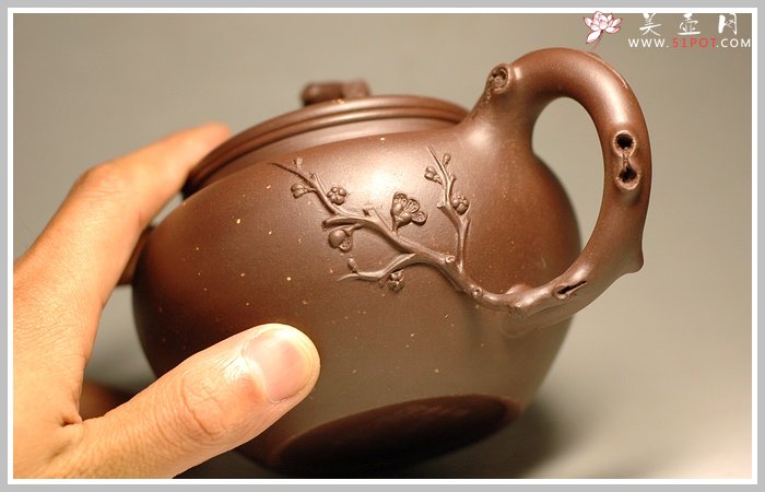 紫砂壶图片：踏雪寻梅 - 宜兴紫砂壶网