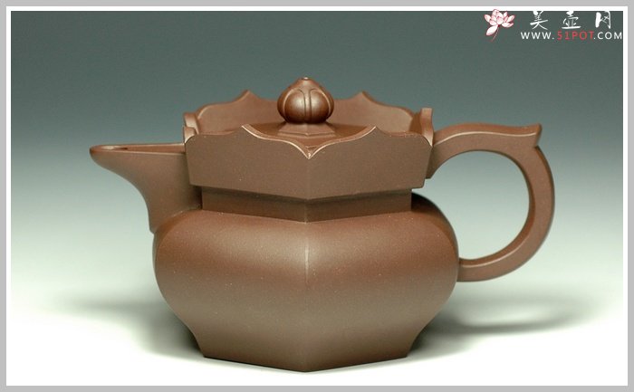 紫砂壶图片：矮僧帽（小） - 宜兴紫砂壶网