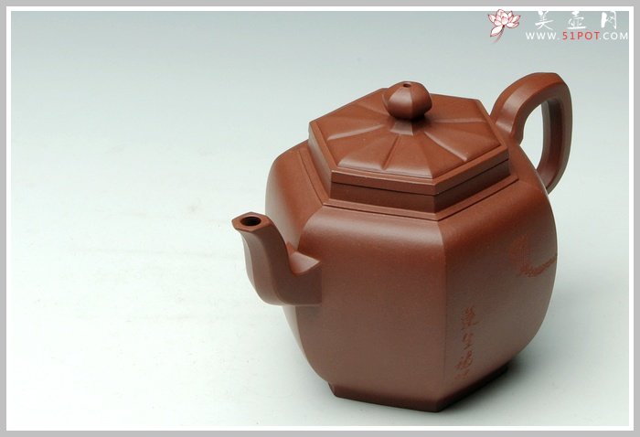 紫砂壶图片：紫泥高登 - 宜兴紫砂壶网
