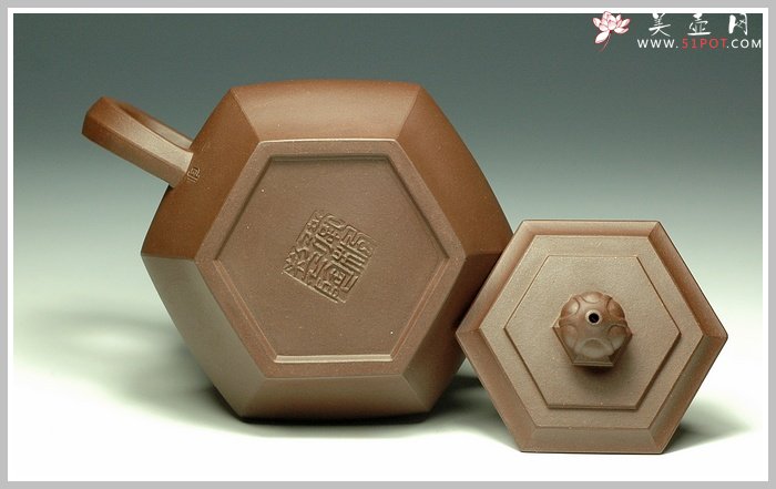 紫砂壶图片：矮僧帽（小） - 宜兴紫砂壶网