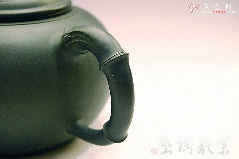 紫砂壶图片：竹菊 - 宜兴紫砂壶网