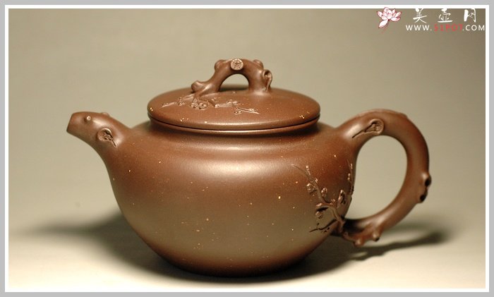 紫砂壶图片：踏雪寻梅 - 宜兴紫砂壶网