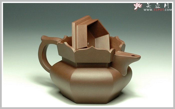 紫砂壶图片：矮僧帽（小） - 宜兴紫砂壶网