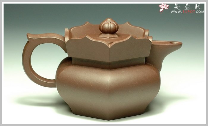 紫砂壶图片：矮僧帽（小） - 宜兴紫砂壶网