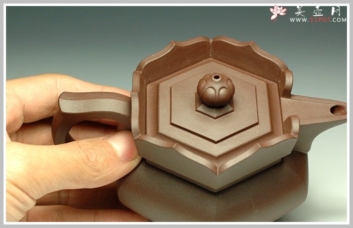 紫砂壶图片：矮僧帽（小） - 宜兴紫砂壶网