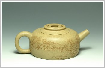 紫砂壶图片：金币圆腹 - 宜兴紫砂壶网