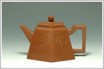 紫砂壶图片：全手高六方 - 宜兴紫砂壶网