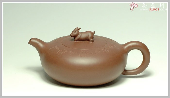 紫砂壶图片：旺兔吉祥壶 - 宜兴紫砂壶网