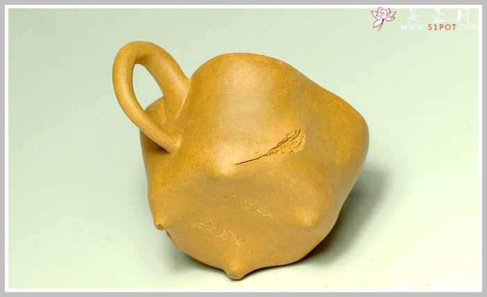 紫砂壶图片：全手一套寿桃套壶 - 宜兴紫砂壶网