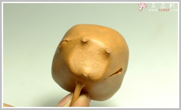 紫砂壶图片：全手一套寿桃套壶 - 宜兴紫砂壶网