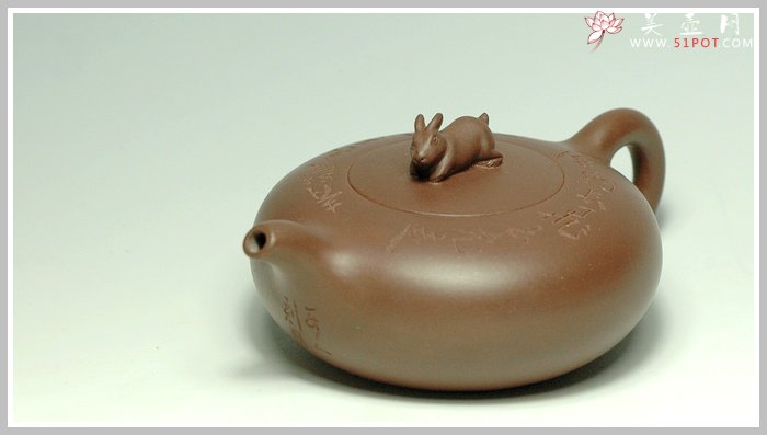 紫砂壶图片：旺兔吉祥壶 - 宜兴紫砂壶网