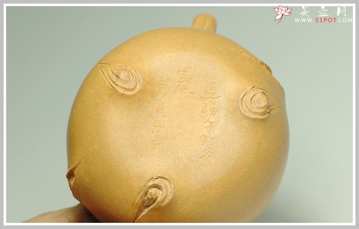 紫砂壶图片：全手一套寿桃套壶 - 宜兴紫砂壶网