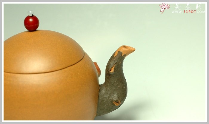 紫砂壶图片：全手一套寿桃套壶 - 宜兴紫砂壶网