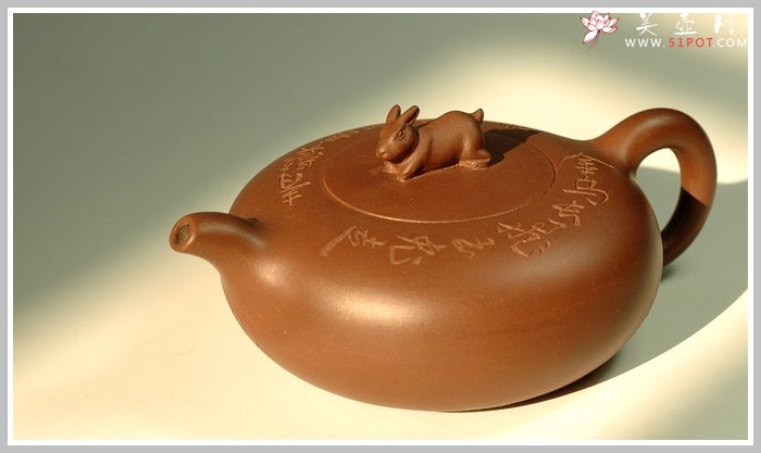 紫砂壶图片：旺兔吉祥壶 - 宜兴紫砂壶网