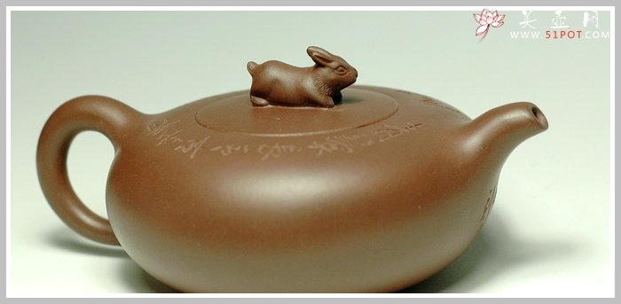 紫砂壶图片：旺兔吉祥壶 - 宜兴紫砂壶网