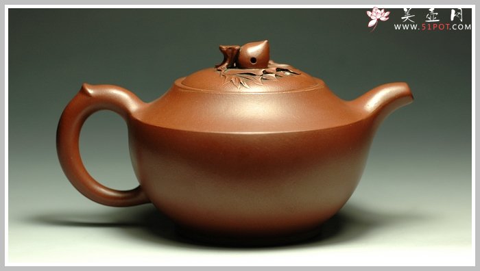 紫砂壶图片：寿桃 - 宜兴紫砂壶网