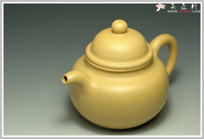 紫砂壶图片：段泥寿珍掇球 - 宜兴紫砂壶网