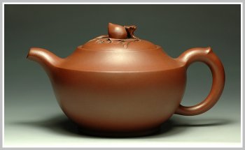 紫砂壶图片：寿桃 - 宜兴紫砂壶网