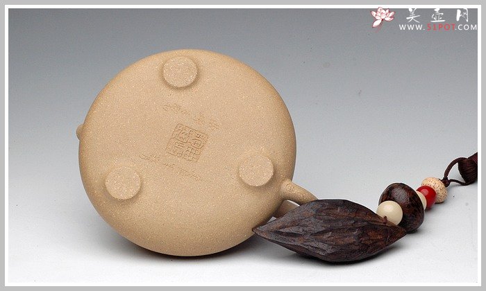 紫砂壶图片：全手段泥子冶石瓢 - 宜兴紫砂壶网