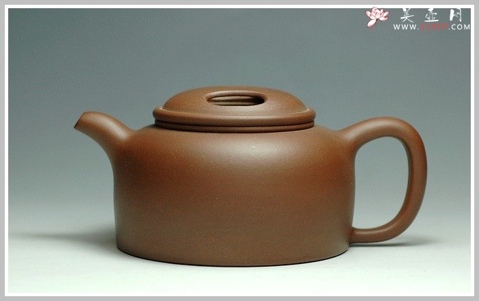 紫砂壶图片：全手大气牛盖 - 宜兴紫砂壶网