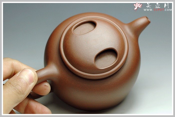 紫砂壶图片：全手大气牛盖 - 宜兴紫砂壶网