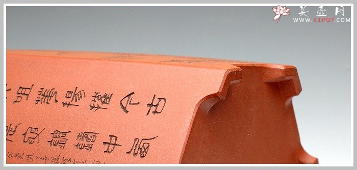 紫砂壶图片：六方笔筒1 - 宜兴紫砂壶网