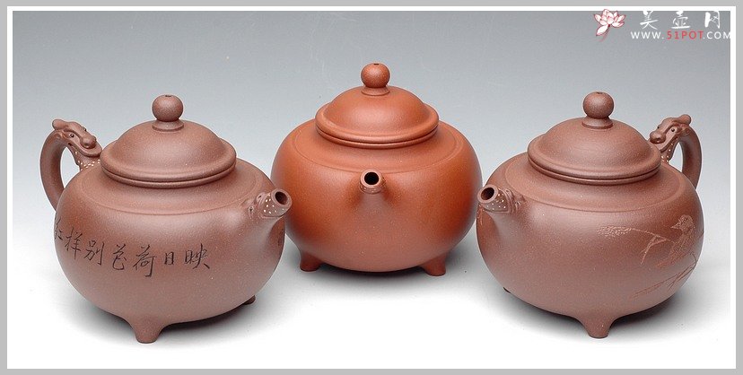 紫砂壶图片：紫泥龙珠 - 宜兴紫砂壶网