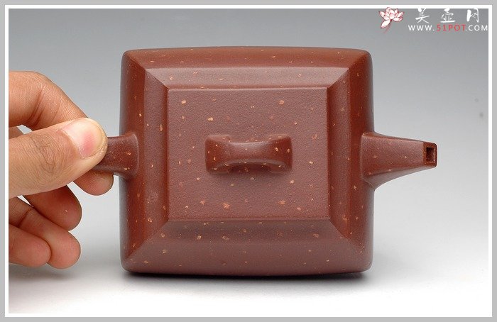 紫砂壶图片：全手工清水泥点砂之长乐 - 宜兴紫砂壶网