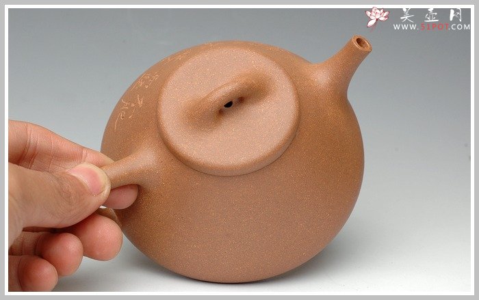 紫砂壶图片：曼生铭之子冶石瓢 - 宜兴紫砂壶网