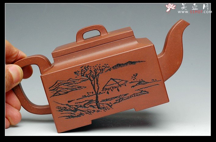 紫砂壶图片：长方壶 - 宜兴紫砂壶网