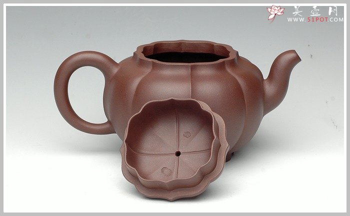 紫砂壶图片：大菱花 - 宜兴紫砂壶网
