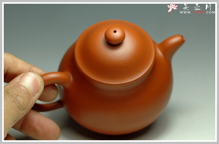 紫砂壶图片：小煤窑朱泥之小潘壶 - 宜兴紫砂壶网